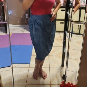 Vintage Blue Skirt